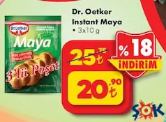 DR. OETKER INSTANT MAYA 3X10 G indirimli fiyat DR. OETKER INSTANT MAYA 3X10 G fiyat ve kampanya bilgisi